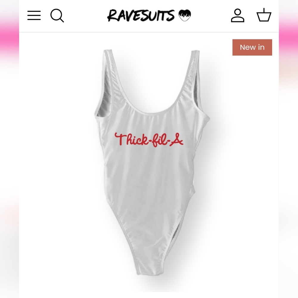 Thick fil a one peice